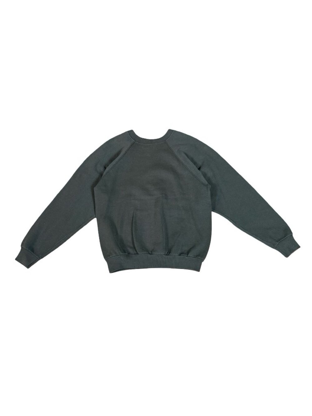 Vintage 1990s Tultex Dark Green Crewneck Sweatshirt Made in USA